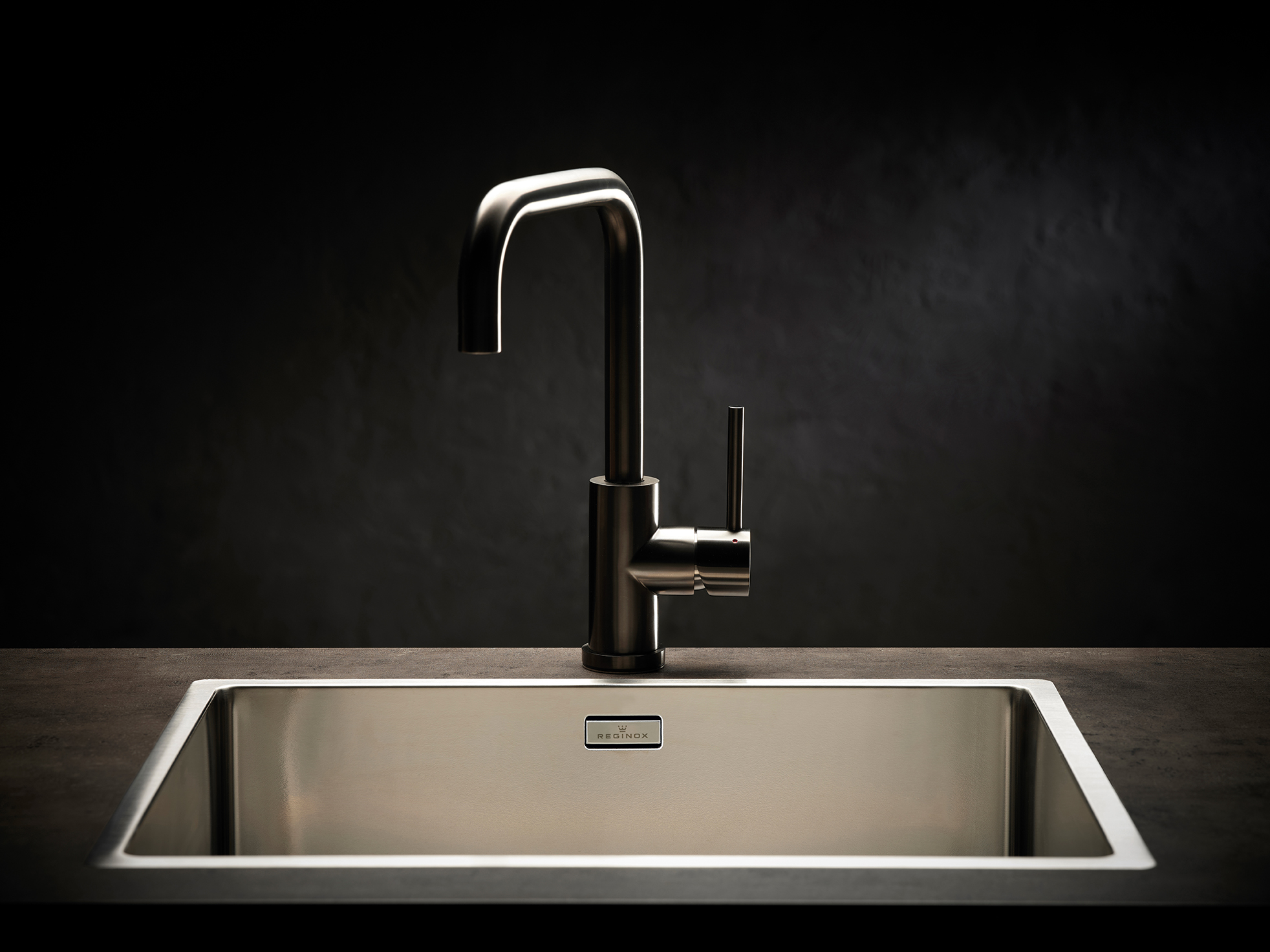 Reginox Edelstahlspüle Gun Metal